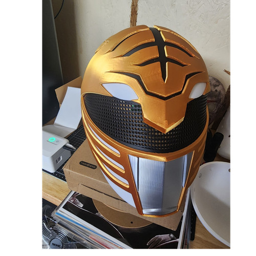 White ranger helmet - white,
